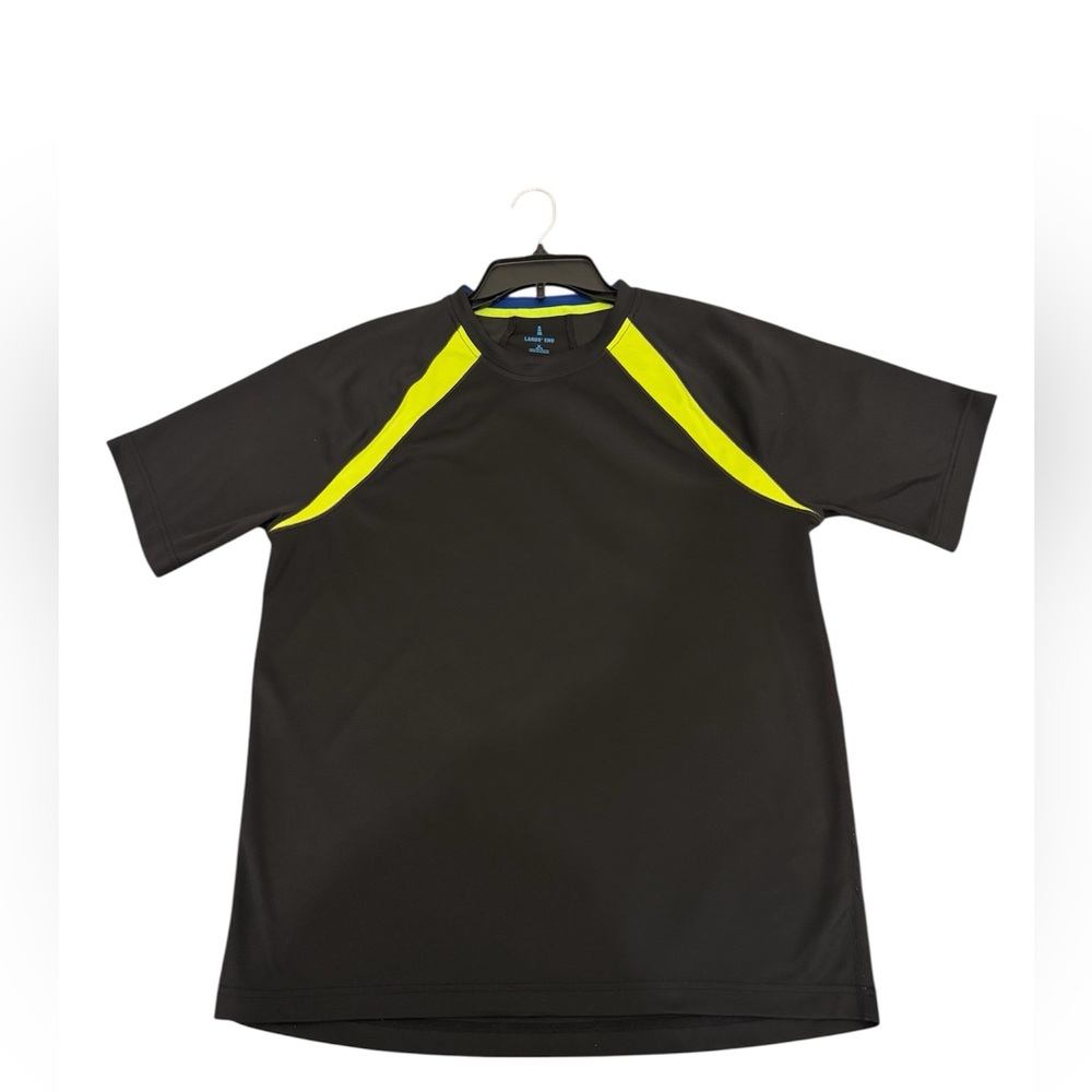 Lands' End Black and Yellow Men's T Shirt